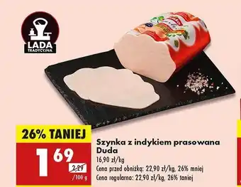 Biedronka Szynka z indyka prasowana Silesia duda oferta