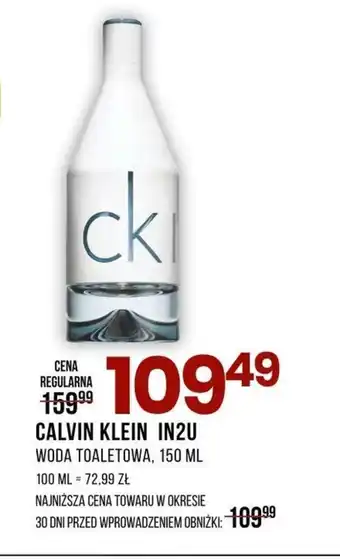 Drogerie Natura Woda toaletowa Calvin Klein oferta