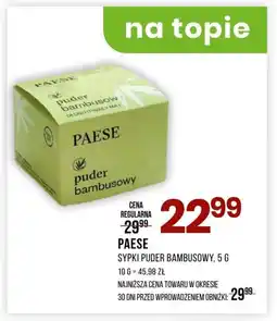 Drogerie Natura Puder bambusowy Paese oferta