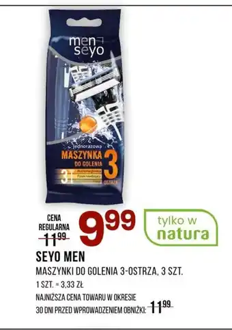 Drogerie Natura Maszynka do golenia Seyo oferta