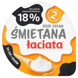 Społem Łaciata Śmietana 18 % 180 g oferta