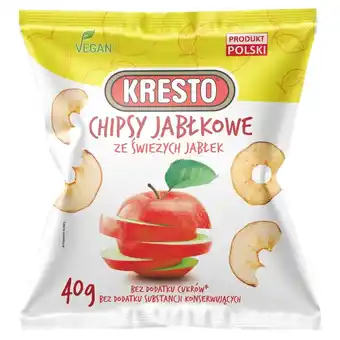 Społem KRESTO Chipsy jabłkowe ze świeżych jabłek 40 g oferta