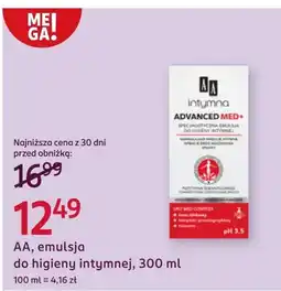 Rossmann Emulsja do higieny intymnej AA oferta