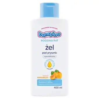 Rossmann Bambino Rodzina Żel pod prysznic zapach mirabelki 400 ml oferta