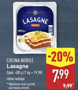 ALDI CUCINA NOBILE Lasagne oferta