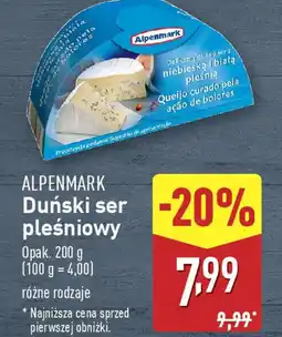 ALDI ALPENMARK Duński ser pleśniowy oferta