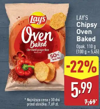 ALDI LAY'S Chipsy Oven Baked oferta