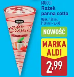 ALDI MUCCI Rożek panna cotta oferta