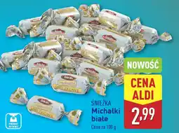 ALDI ŚNIEŻKA Michałki białe oferta