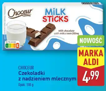 ALDI CHOCEUR Czekoladki z nadzieniem mlecznym oferta