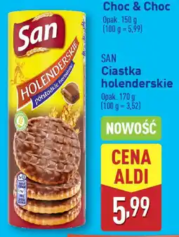 ALDI SAN Ciastka holenderskie oferta