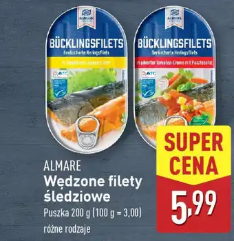 ALDI ALMARE Wędzone filety śledziowe oferta