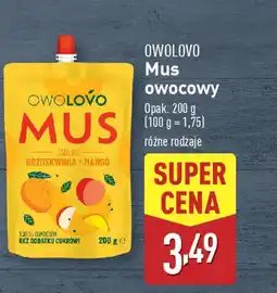 ALDI OWOLOVO Mus owocowy oferta