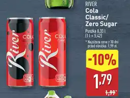 ALDI RIVER Cola Classic/Zero Sugar oferta