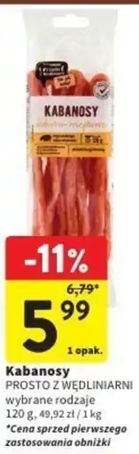 Intermarche Kabanosy oferta