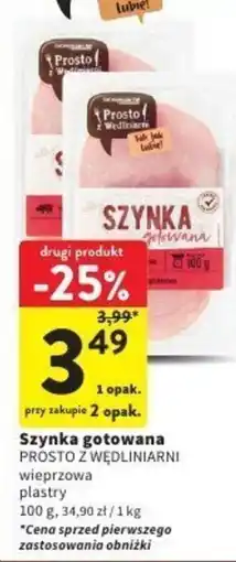 Intermarche Szynka gotowana oferta