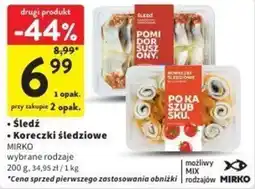 Intermarche Śledź/Koreczki śledziowe oferta