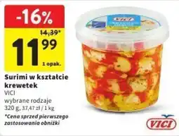 Intermarche Surimi w kształcie krewetek oferta