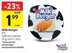 Intermarche Milk burger oferta