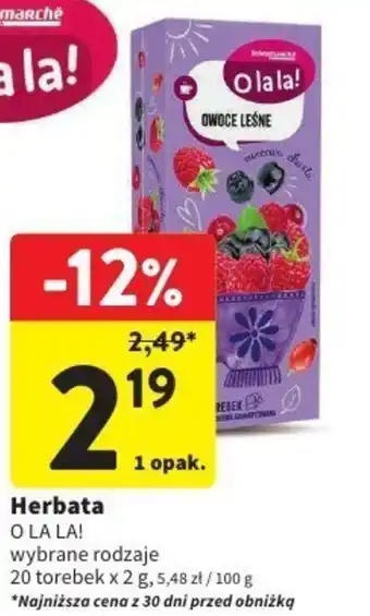 Intermarche Herbata oferta