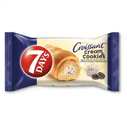 Selgros 7 Days Cream & Cookies Rogalik z kremem o smaku waniliowym z mlekiem i kawałkami ciastek 60 g oferta