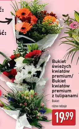 ALDI Bukiet świeżych kwiatów premium/ Bukiet kwiatów premium z tulipanami oferta