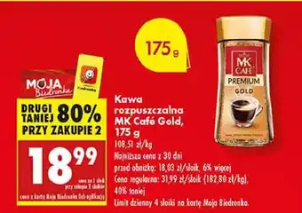 Biedronka Kawa Mk cafe premium gold oferta