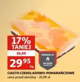 Auchan Ciasto czekoladowo-pomarańczowe Auchan oferta