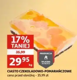 Auchan Ciasto czekoladowo-pomarańczowe Auchan oferta