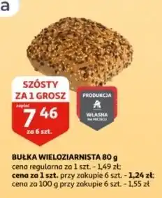 Auchan Bułka wieloziarnista oferta