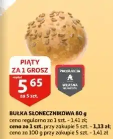 Auchan Bułka ze słonecznikiem oferta