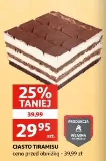 Auchan Ciasto tiramisu Auchan oferta