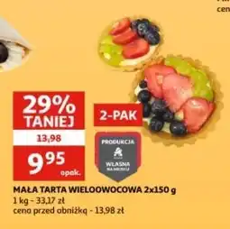 Auchan Mała tarta wieloowocowa Auchan oferta