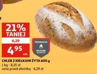 Auchan Chleb z kiełkami żyta oferta