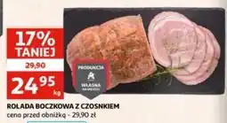 Auchan Rolada boczkowa z czosnkiem Auchan oferta