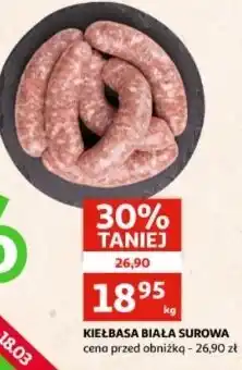 Auchan Kiełbasa biała surowa oferta