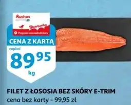 Auchan Filet z łososia bez skóry oferta