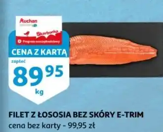 Auchan Filet z łososia bez skóry oferta