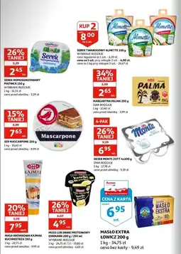 Auchan Serek homogenizowany naturalny Piątnica oferta