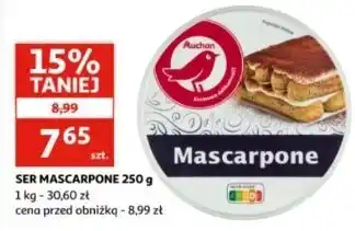 Auchan Mascarpone Auchan Różnorodne (Logo Czerwone) oferta