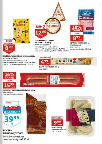 Auchan Ser brie naturalny President oferta