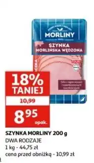 Auchan Szynka morlińska wędzona Morliny oferta