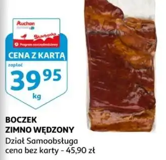 Auchan Boczek wędzony oferta