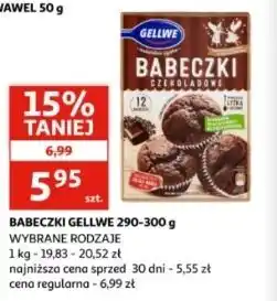 Auchan Babeczki czekoladowe Gellwe oferta