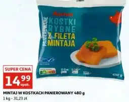 Auchan Kostki rybne z fileta mintaja Auchan Różnorodne (Logo Czerwone) oferta