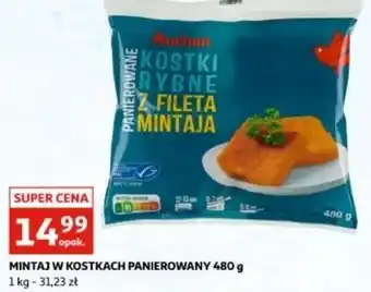 Auchan Kostki rybne z fileta mintaja Auchan Różnorodne (Logo Czerwone) oferta