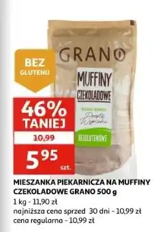 Auchan Mieszanka piekarnicza bezglutenowa muffiny czekoladowe Grano oferta