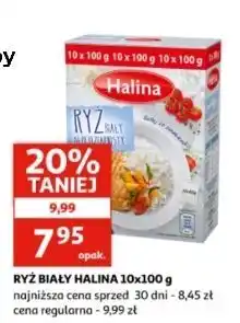 Auchan Ryż biały Halina oferta