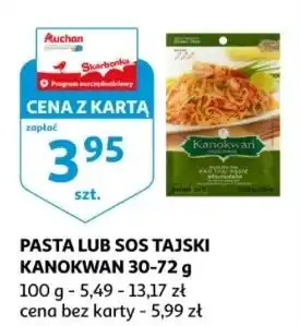 Auchan Pasta curry zielona Kanokwan oferta