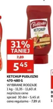 Auchan Ketchup do pizzy Pudliszki oferta